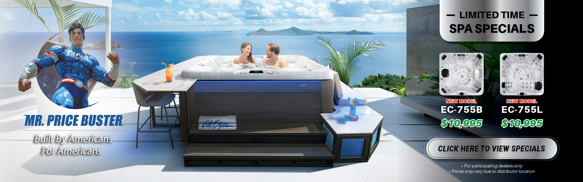 Calspas hot tub being used in a family setting - Royal Oak